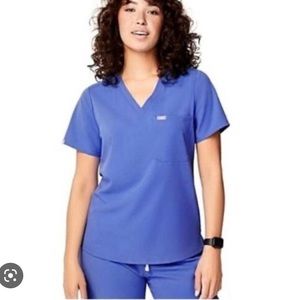 Figs denim blue scrub set small caterina and Livingston